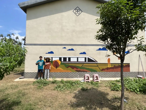 三江学院建筑学院开展暑期“三下乡” ,乡村文化墙调研及优化提升设计活动