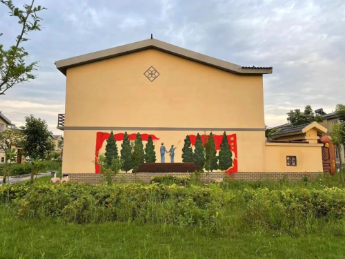 三江学院建筑学院开展暑期“三下乡” ,乡村文化墙调研及优化提升设计活动